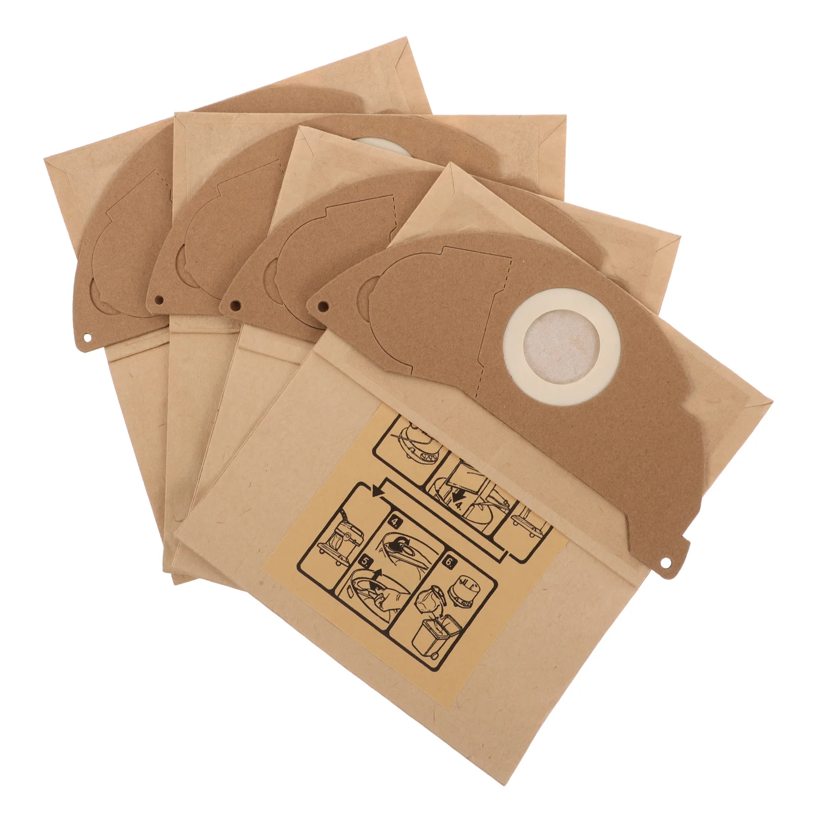 

4 Pcs Vacuum Cleaner Dust Bag Bags for Backpack Filtration Holder Collection Accessories