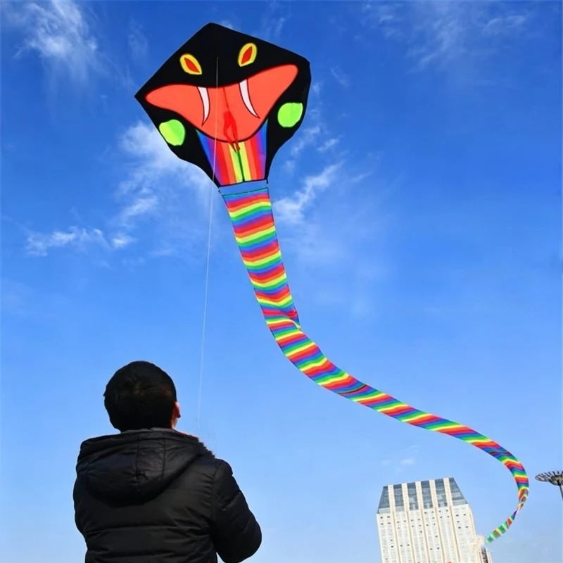 15m Snake kite flying dragon kites for adults kites string winder parachute kites dinosaur kites cobra volantines eagle kites view 2