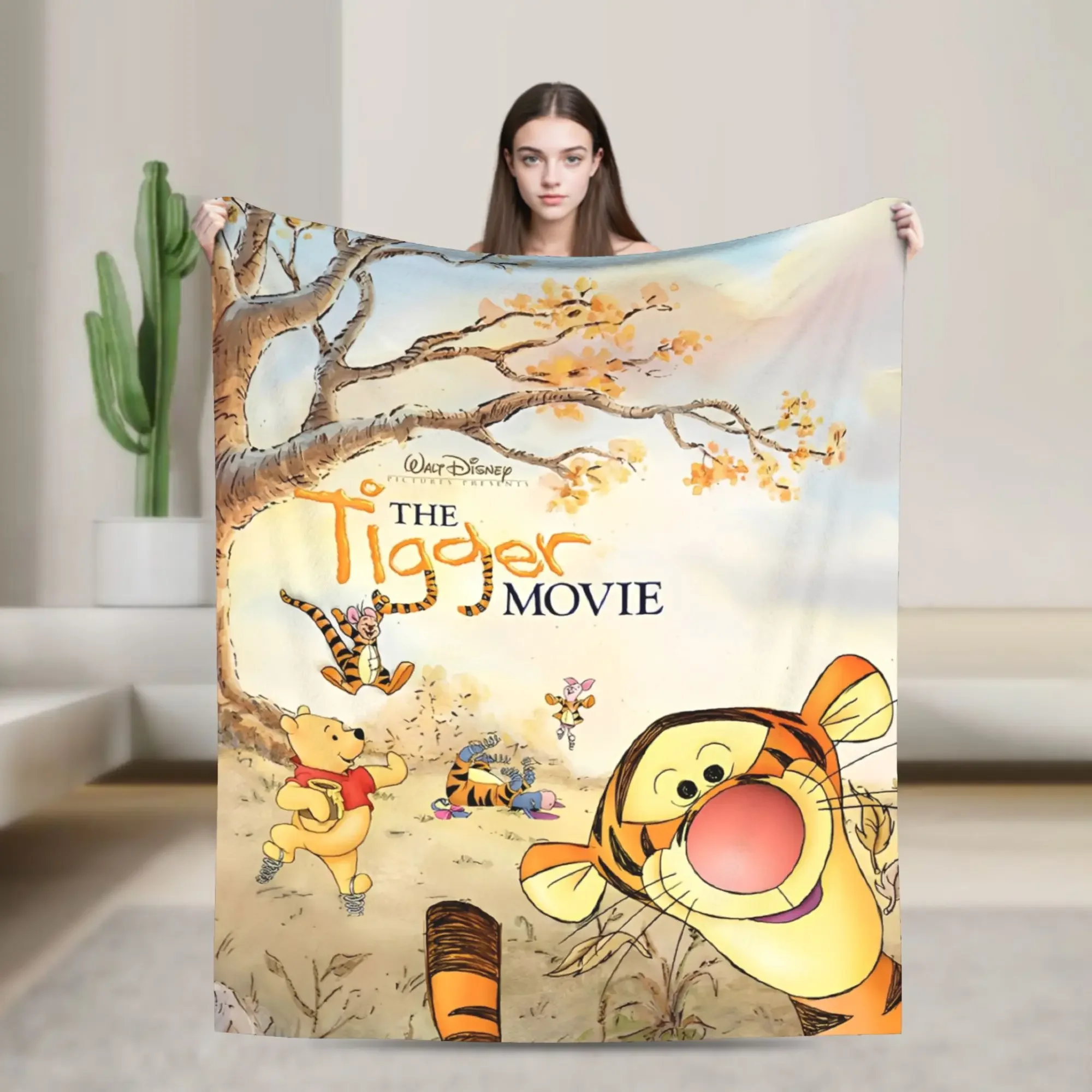 

Супермягкое одеяло с рисунком Винни-Пуха, фланелевое флисовое одеяло премиум-класса, легкие теплые плюшевые одеяла для всех сезонов