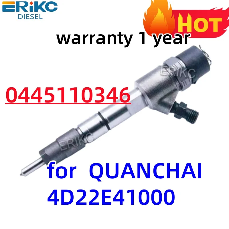 ERIKC 0445110346 CRDI In iniettorejektor 0 445 110 346 0445 110 346 Per QUANCHAI 4D22E41000