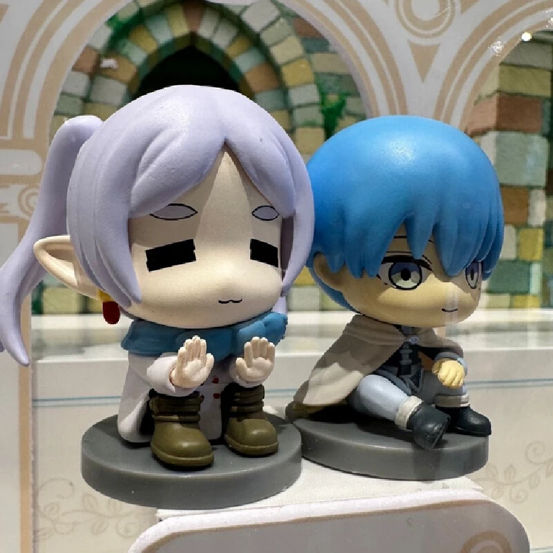 

Серия Frieren Beyond Journey's End Sitting, слепая коробка из ПВХ, Q-версия, кукла, аниме-фигурки, модель, украшение для рабочего стола, игрушки, подарки на день рождения