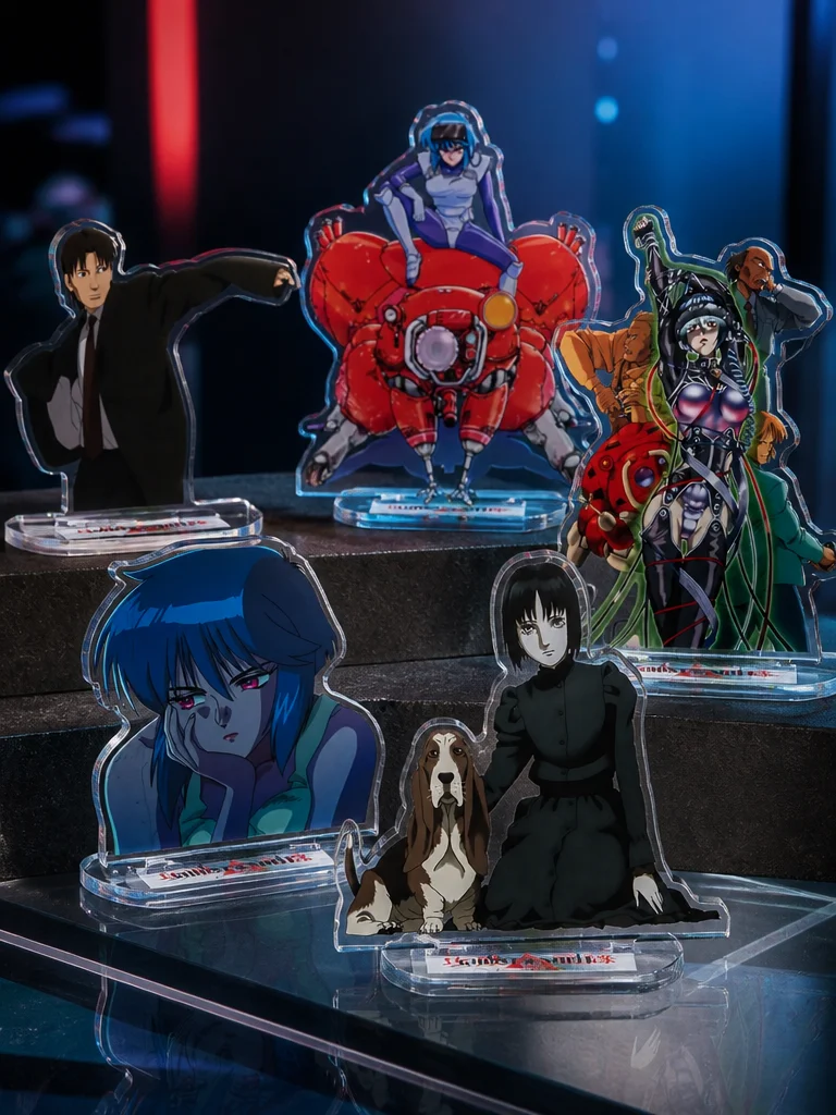 Ghost in the Shell Anime Acrylic Stand Pop-up Store Desk Decor Key Chain Holder for Fans Home Decor