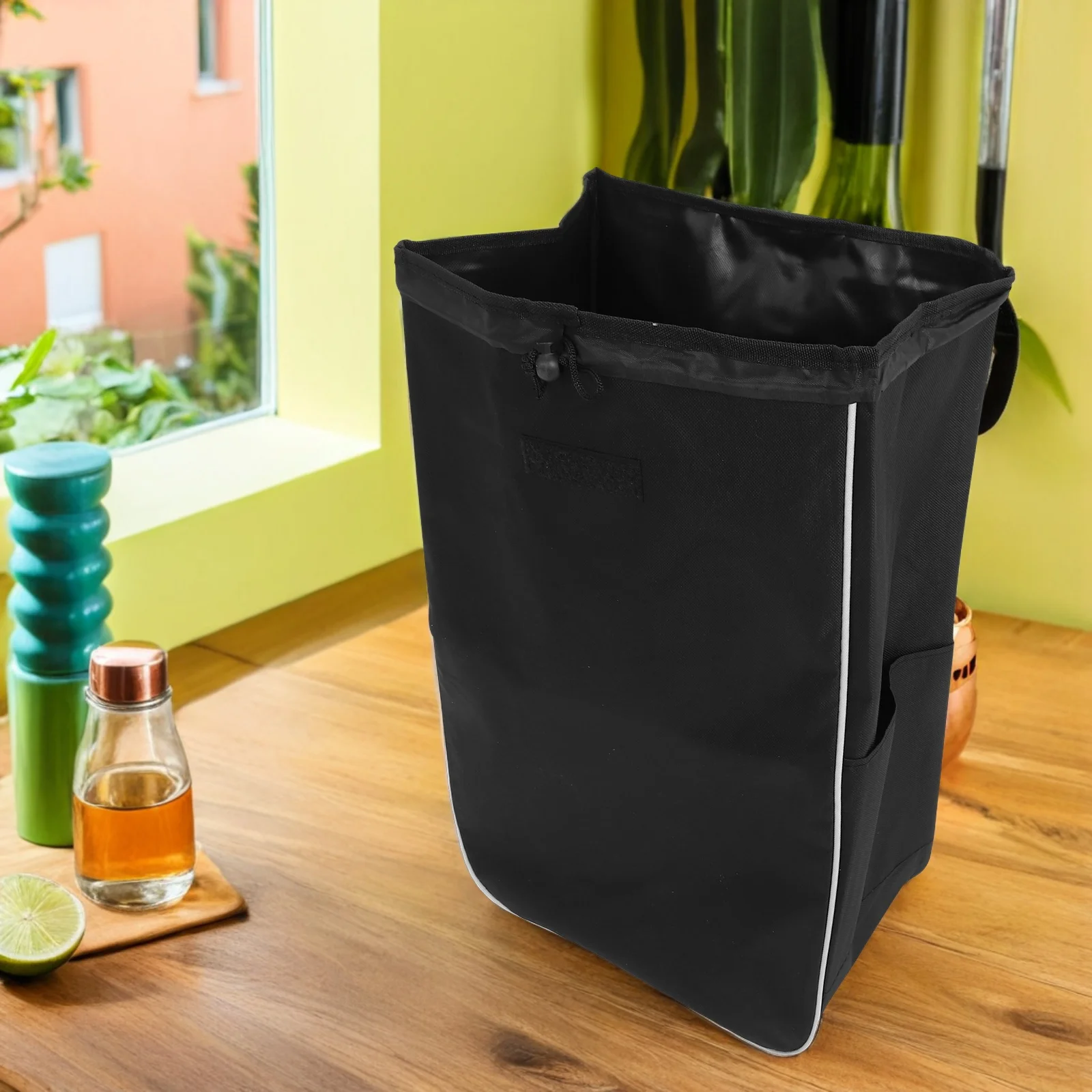 

Shopping Cart Replacement Bag Foldable Storage Folding Trolley Collapsible Bags Fabric Black