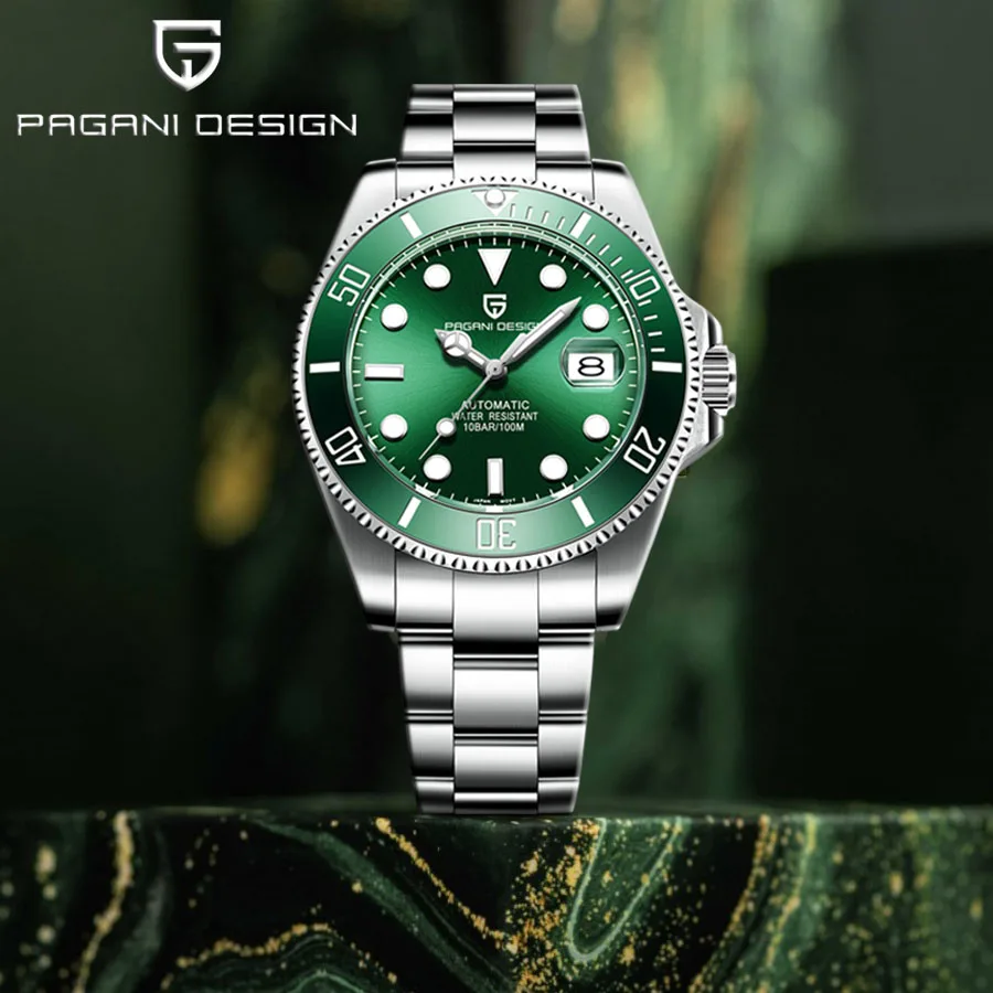 

Мужские часы PAGANI DESIGN с механическим керамическим безелем и сапфировым стеклом, полностью стальные, водонепроницаемые, светящиеся, с циферблатом 43 мм, роскошные мужские часы
