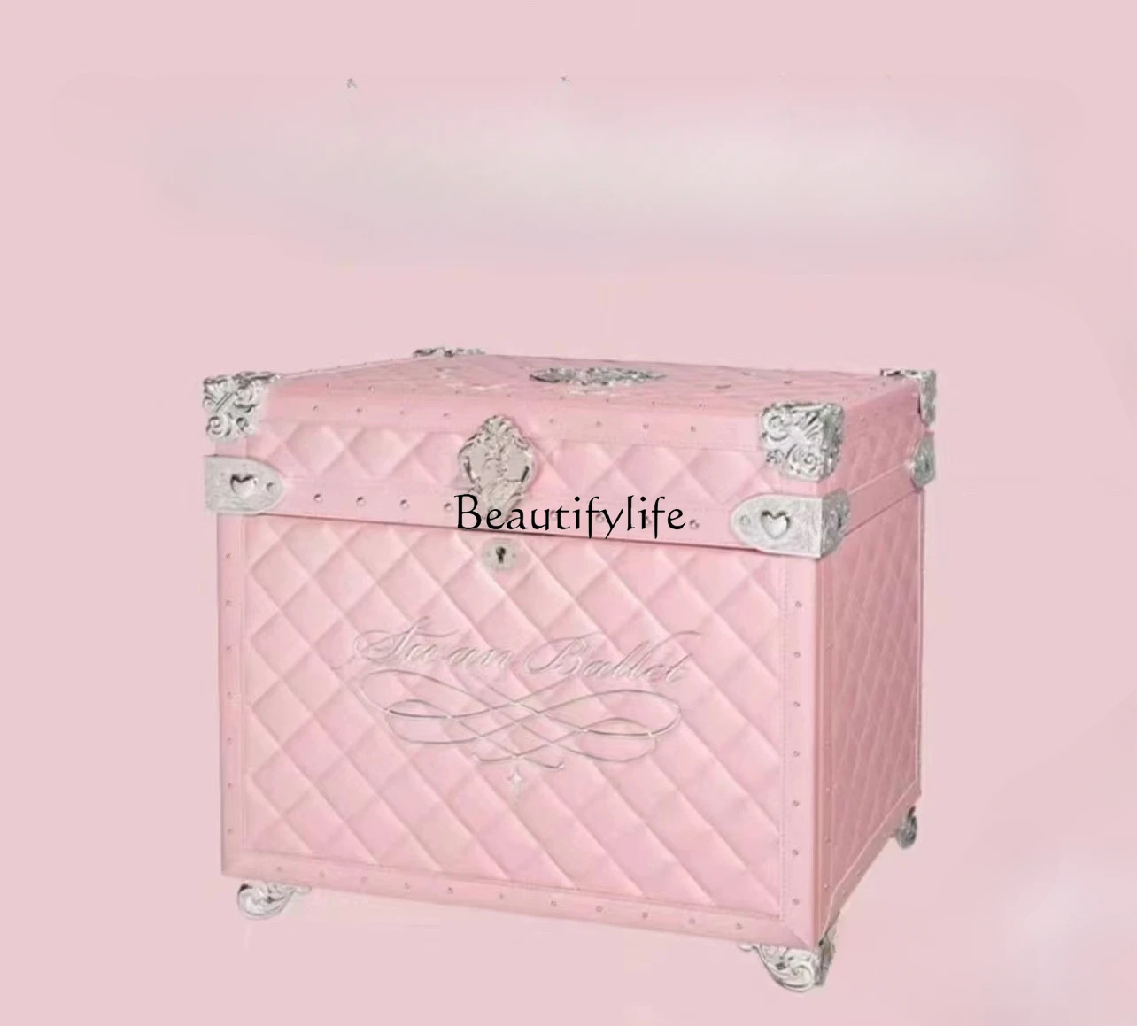 

Flower Know Swan Ballet Makeup Storage Box, Antique Jewelry Box