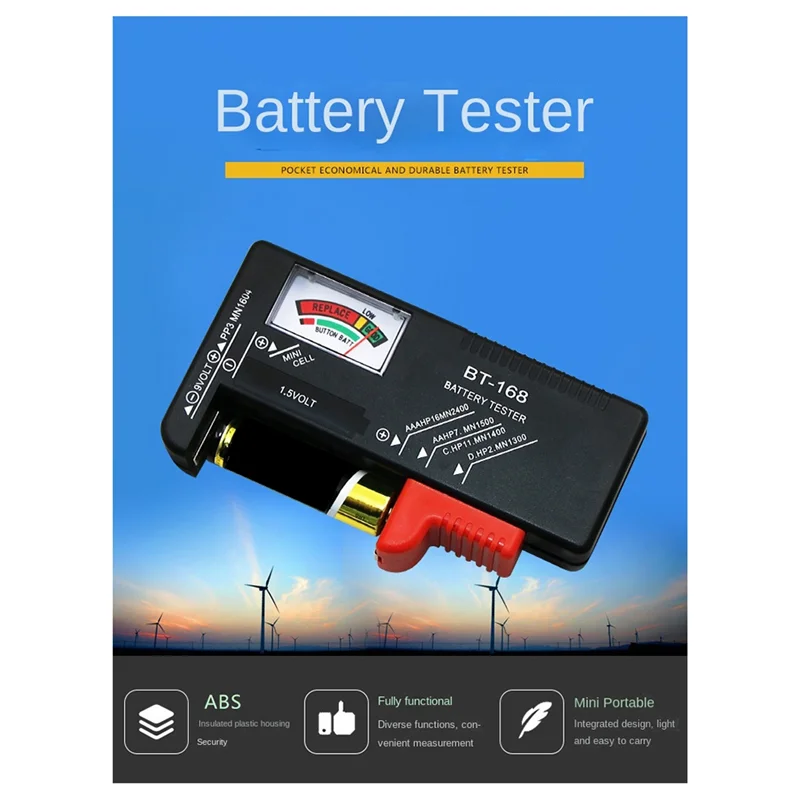 Testador de capacidade da bateria ABRB-BT-168 Testador de capacidade da bateria de lítio