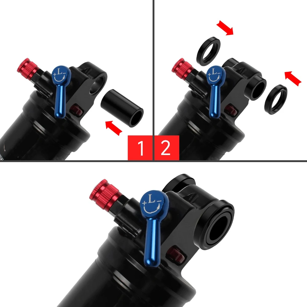 Aluminum Alloy Bicycle Rear Shock Absorption Bushing Fit MTB Mountain Bike Shock Absorber Parts 8mm x 22.2/24/25.4/38/41.4mm