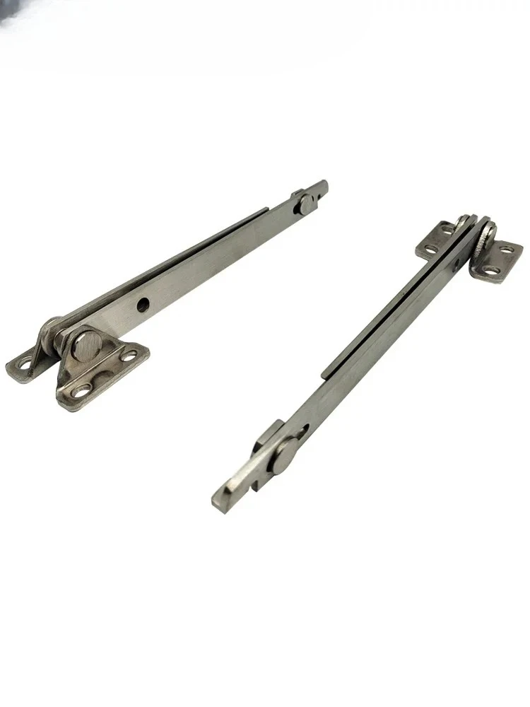 

2 шт., ограничитель опорного стержня верхней и нижней двери шкафа, удлиненная стойка, дверной доводчик складной петли, самоблокирующийся кронштейн