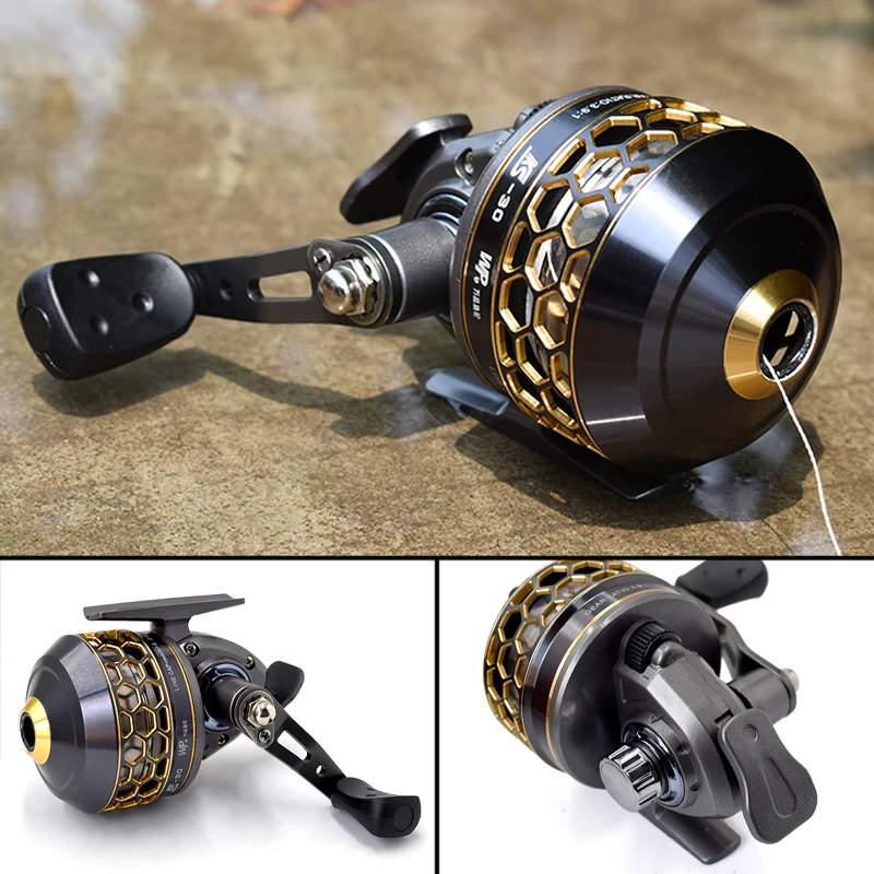 High Quality Outdoor Fishing Fishing Reel Hunting Slingshot Accessories Metal Fishing Reel Outdoor Fishing Tools