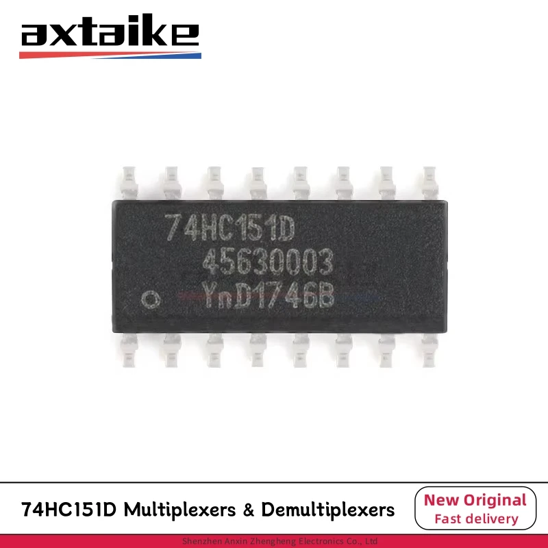 

10PCS 74HC151D SN74HC151DR HC151 74HC151 SOP-16 8 Input Encoders Decoders Multiplexers & Demultiplexers IC SMD Chip