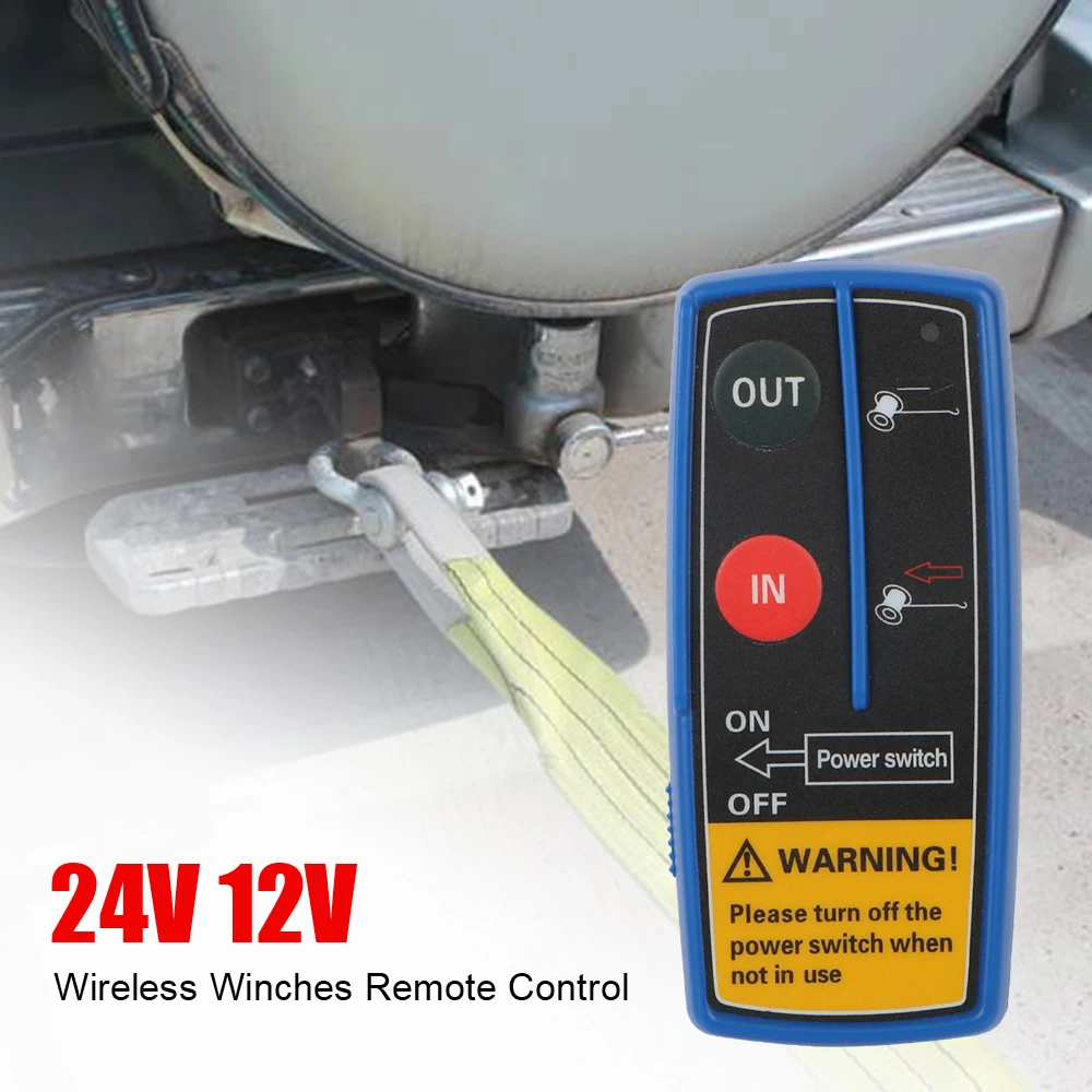 

Electric Winch Remote Control Wireless For Jeep ATV SUV Trailer 24V 12V Auto Accessories Dual Handset Switch Controller