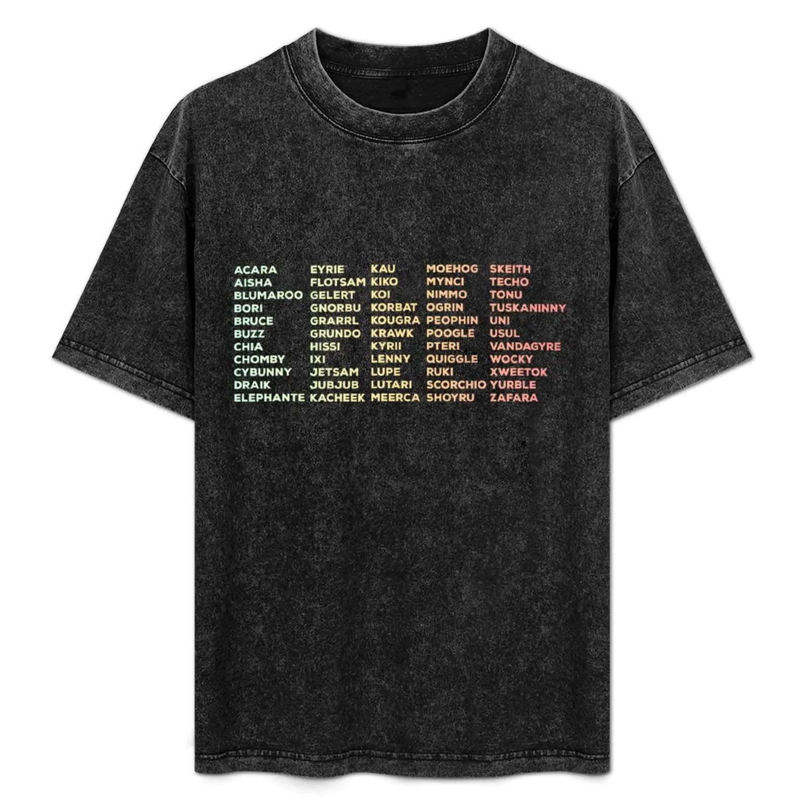 

All the Neopets Gradient T-Shirt Plus Size Simple Casual Top