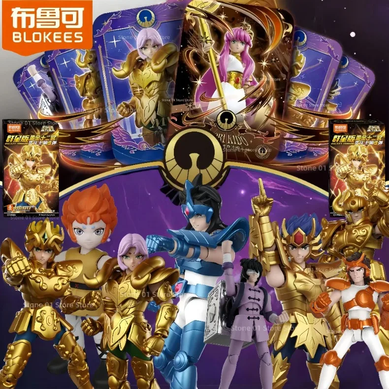 BLOKEES Saint Seiya Champion Class Aries Shion Surplice Bewegliches Montagemodell Anime Actionfigur Sammlerstück Spielzeug – Detail 11