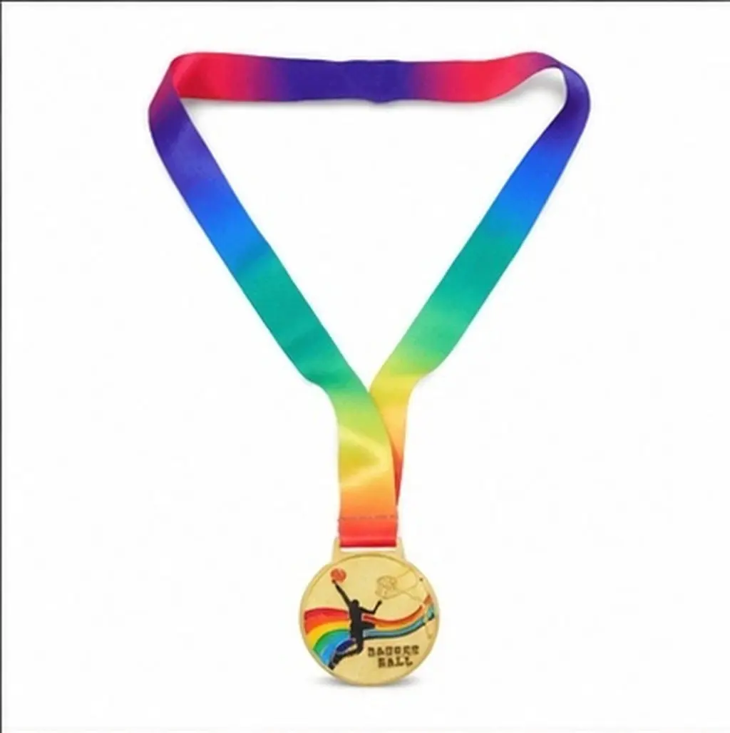 4Pcs Metal Basketball Gold Zinc Alloy Medal For Sports Events Fan Basketball Medals Award School Meets