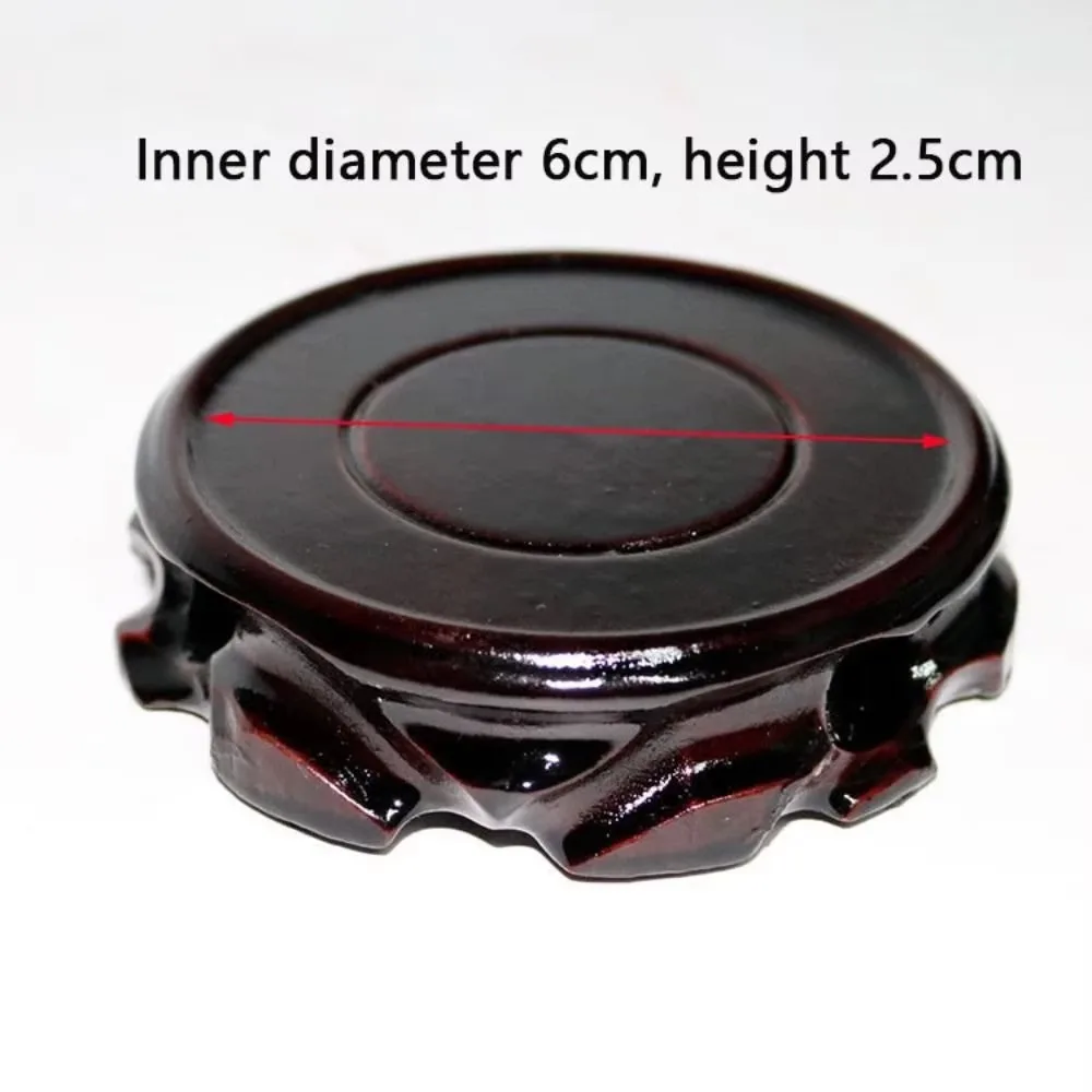 New Round Planters Stand Multi-size Durable Fish Tank Vase Seat Wooden Plant Caddy Stand Garden Supplies