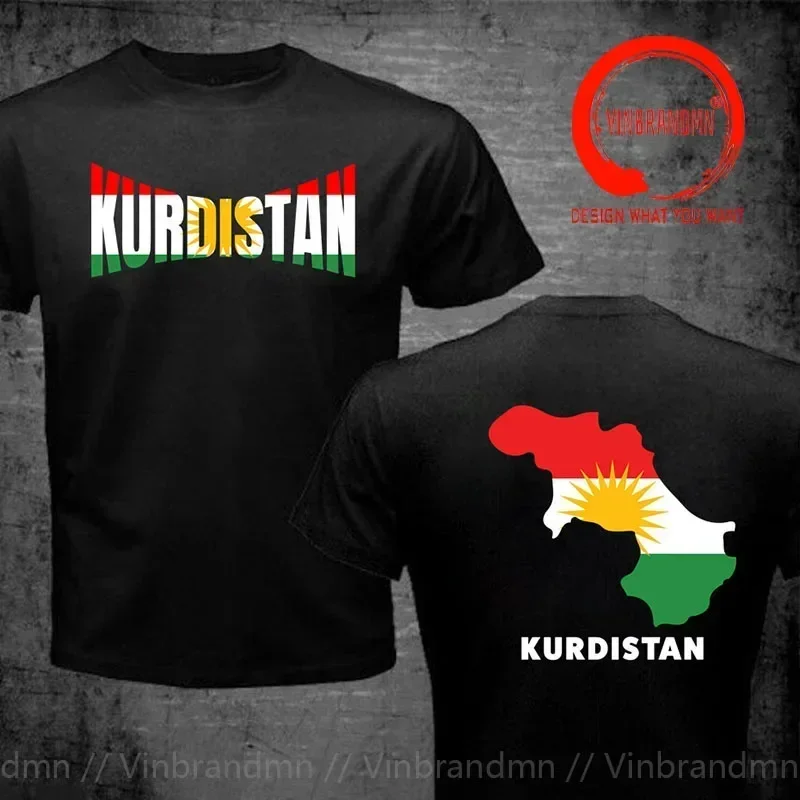 Vintage Kurdistan Flag T Shirt Men Kurdish Gift Kurds Flag tshirt Streetwear T-shirt Hip Hop Fashion Tee Shirt Harajuku Clothing