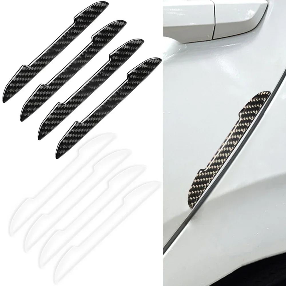 Car Door Transparent Anti-collision Protector Bar Stickers Rearew View Mirror Cover Protection StripSide Edge Protection Guards
