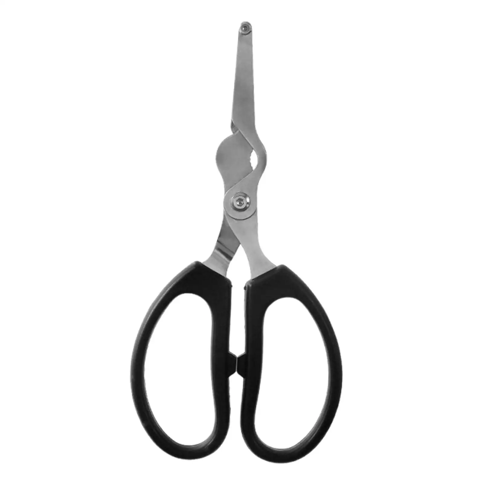 Seafood Clipper Stainless Steel Kitchen Tool Heavy Duty Multifunctional Back Opening Efficient Deveining for Home Cooking