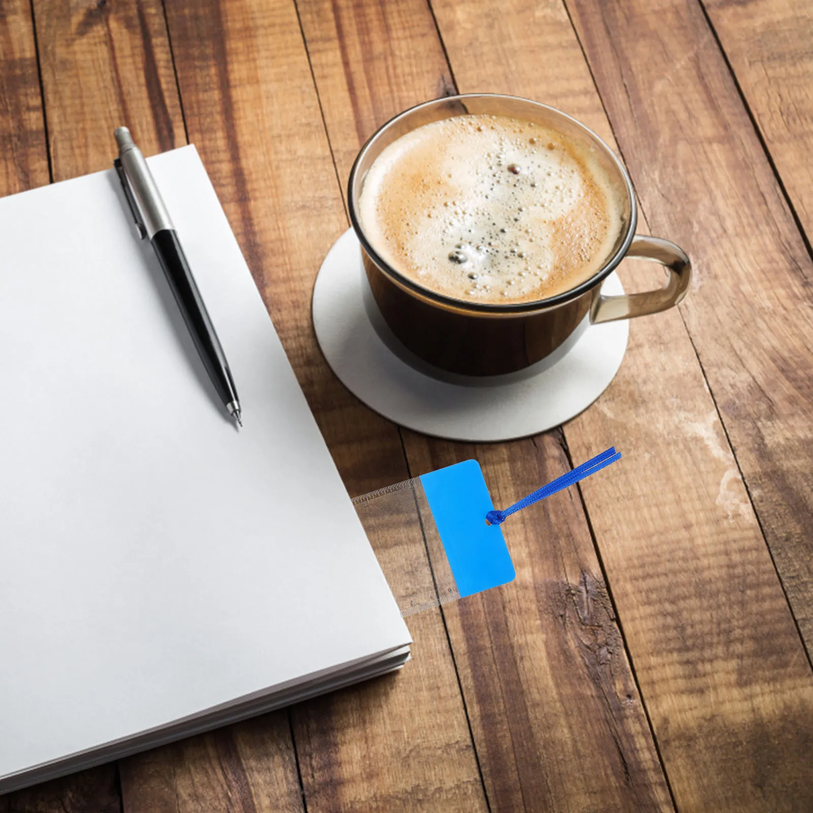 10Pcs PVC Bookmarks Clear Bookmark Sleeves for Teens Women Men Book Marking Decor Functional Ruler Design Reader Gift Idea