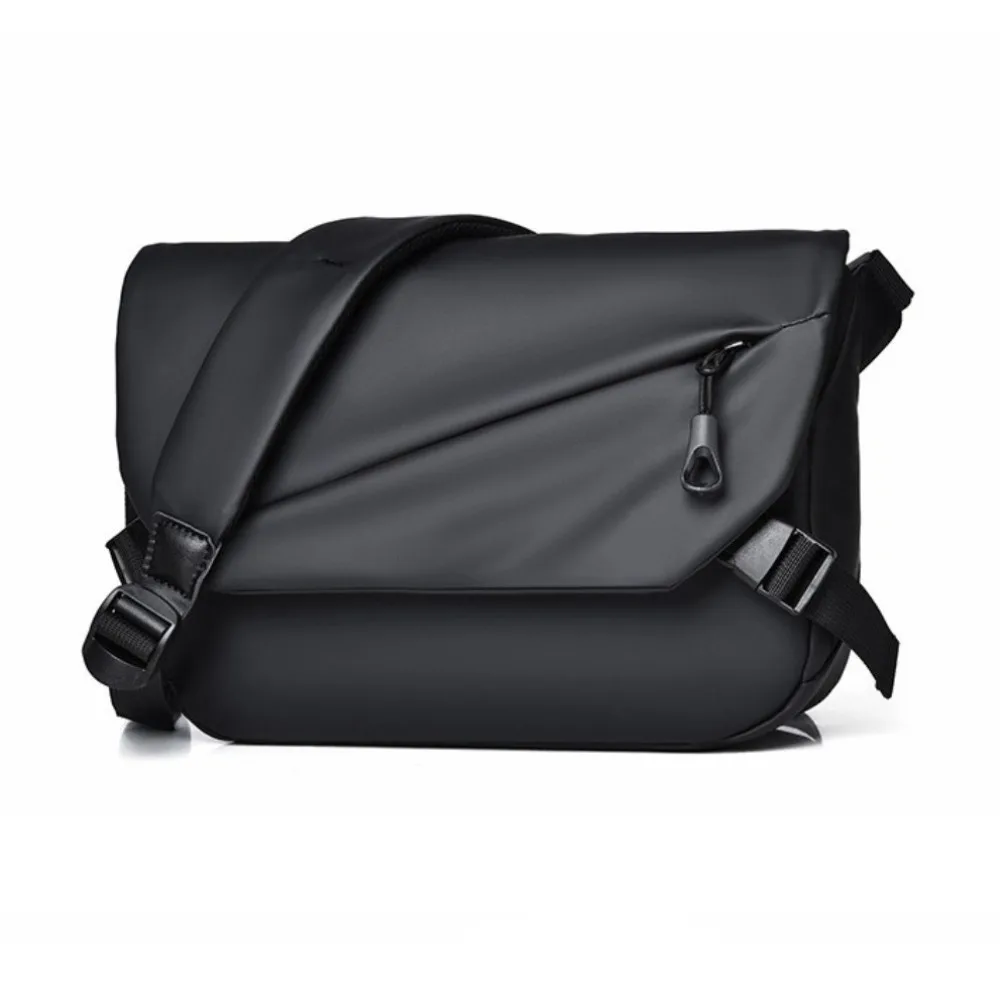 

Fashion Large Capacity Men's Shoulder Bag Solid Adjustable Oxford Cloth Bag Purse Wallet Storage Chest Bag Men Women