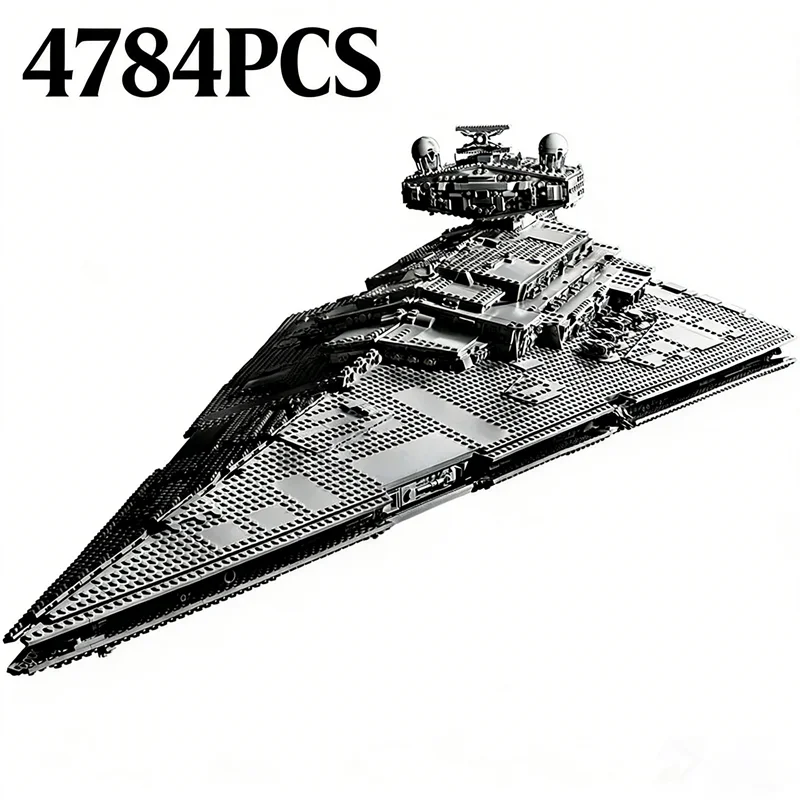 

Assemble Home Decoration Imperial Navy Stormtrooper Star Destroyer Galactic Empire Star Cruiser Starfighter Dark Fleetship 75252