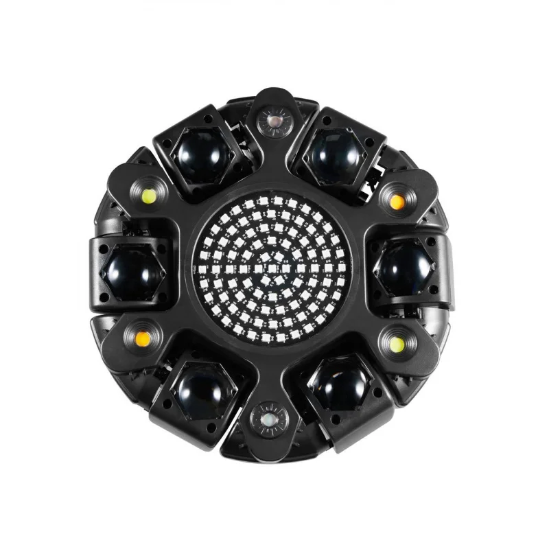 

Новая модель 2025 года: Лазерный прожектор War Shadow Six-Arm Dye Laser Little King Kong с подвижной головой, эффектами цветного освещения для KTV, частных комнат и сцены