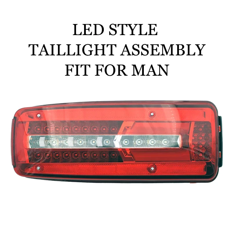 

Non Destructive Installation of LED Style Taillight Assembly for MAN TGX TGM TGS TGL TGA Series Truck Trailers