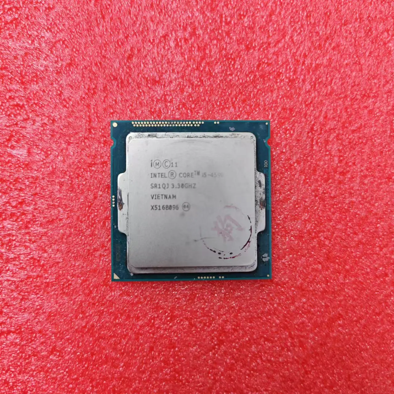 For 2Pcs Used Pulled Intel Core i5-4590 Quad Core CPU LGA1150 4th Gen Processor for Gaming Office PC