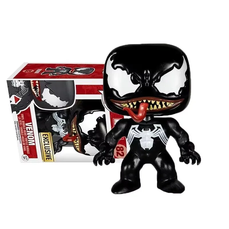 Funko Pop Veneno 82 #   Figura exclusiva de vinilo, muñeca de 10cm, figuras de juguete de acción, modelo coleccionable, juguetes carvinales para niños, regalos