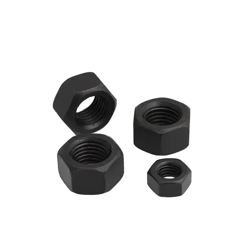 Black Alloy Steel Hex Lock Nut Grade 12.9 Fine Thread M8 M10 M12 M16 M27 4