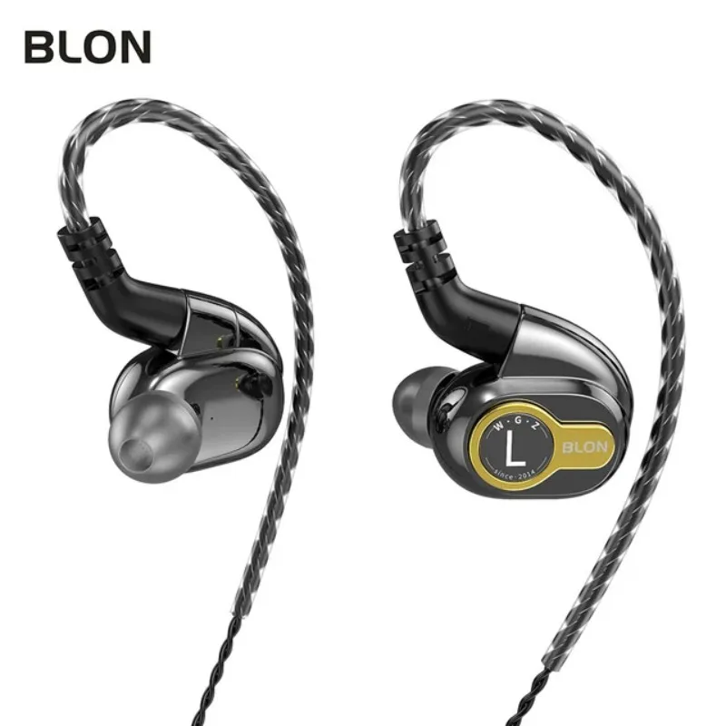 

BLON BL-05 проводные наушники-вкладыши HIFI Carbon Nanotube диафрагменный монитор динамический привод наушники со съемным кабелем 0,78 2Pin