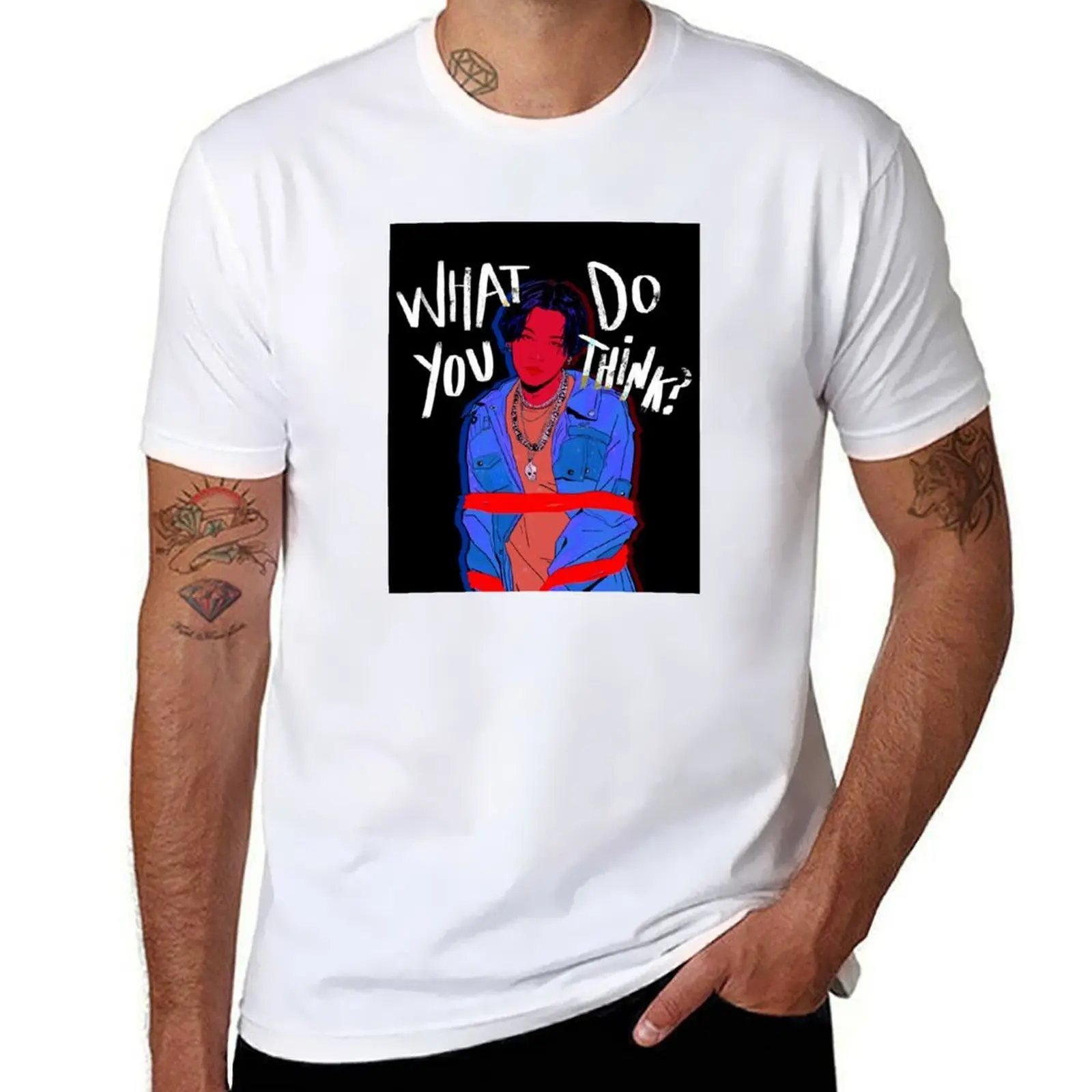 

what do you think T-Shirt t shirts cotton 100% t shirts for man cotton funny T-Shirt