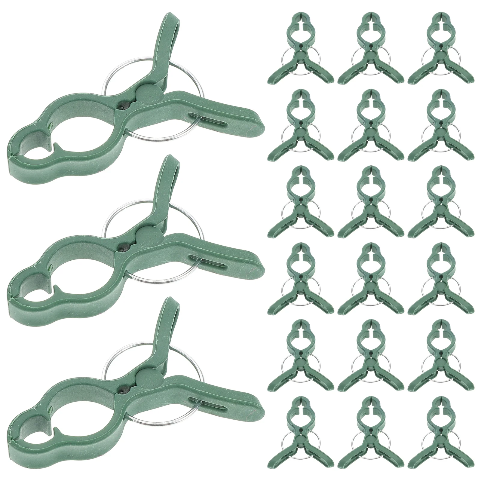 50 Pcs Garden Clips Plant Vine Support Clamp Bending Durable Orchid Flower Grafting Climbing Trellis Plants