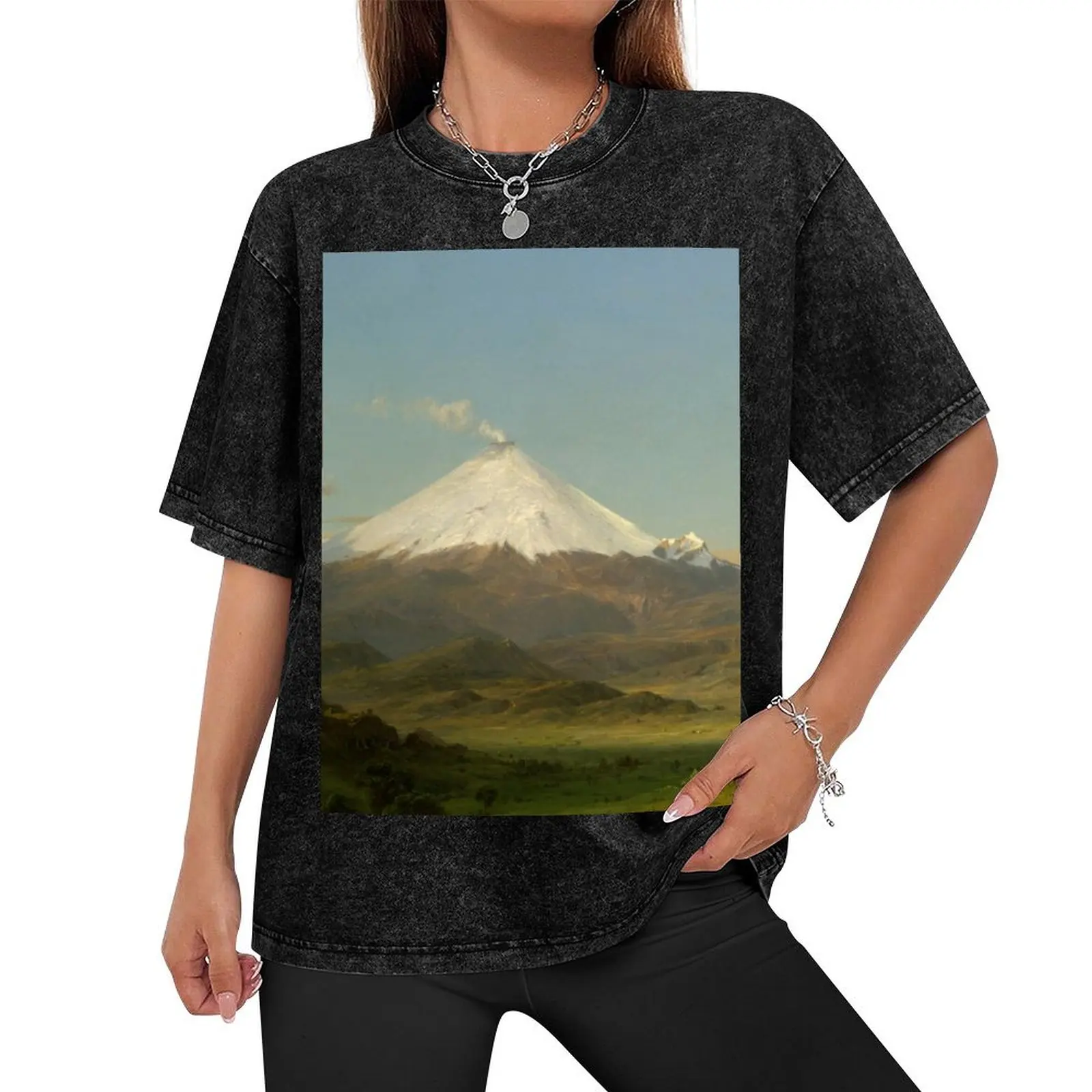 Cotopaxi - Frederic Edwin Church T-Shirt graphic t shirts anime figures mens graphic t-shirts hip hop