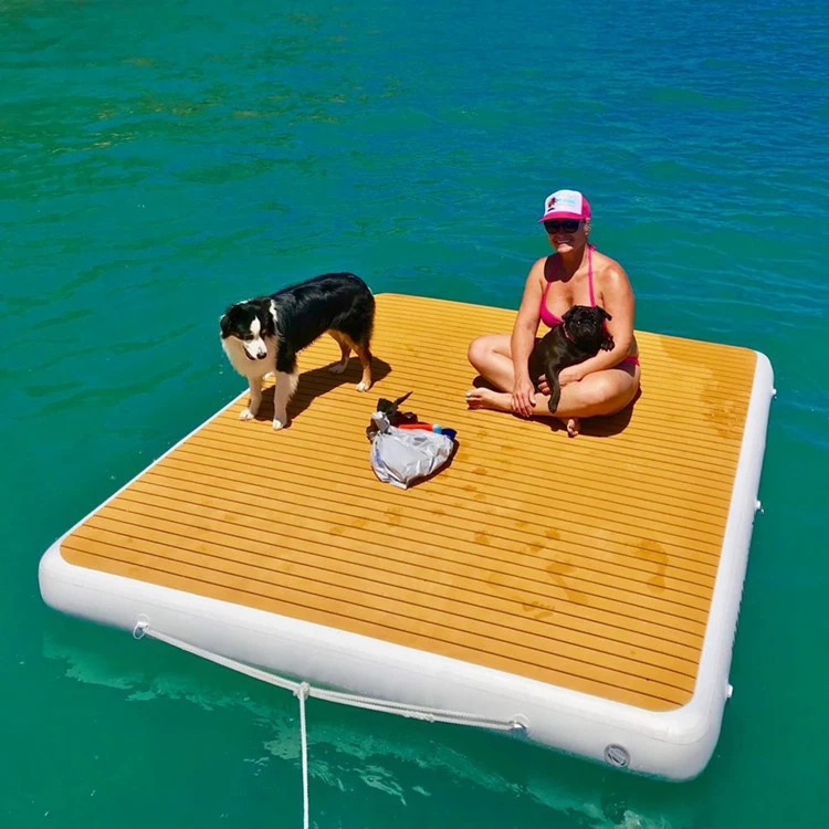 

Inflatable Floating Island Platform Bed With Inflatable Floating Dock Large Inflatable Lounge Chair/sofa