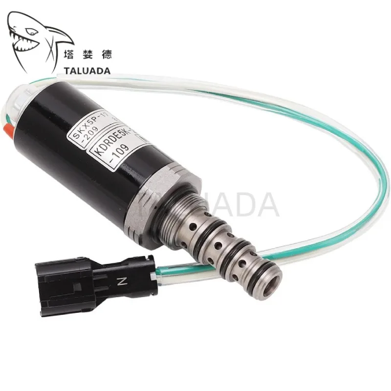 40C04-109 Solenoid Valve KDRDE5K-20 For EC210B EC240B EC290B EC380D EC480D Excavator Hydraulic Solenoid 1 Year Warranty