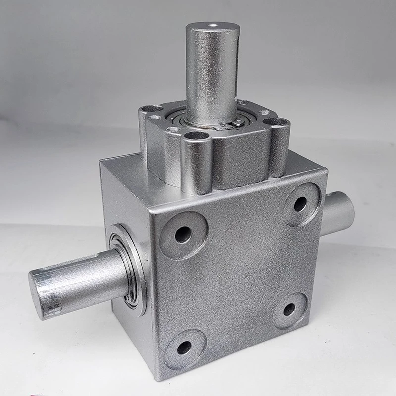 

T-Type 20MM Diameter Output Shaft 2.5 Module 16 Tooth 90 Degree Commutator Small Right Angle Steering Gear Box Reversing Gearbox