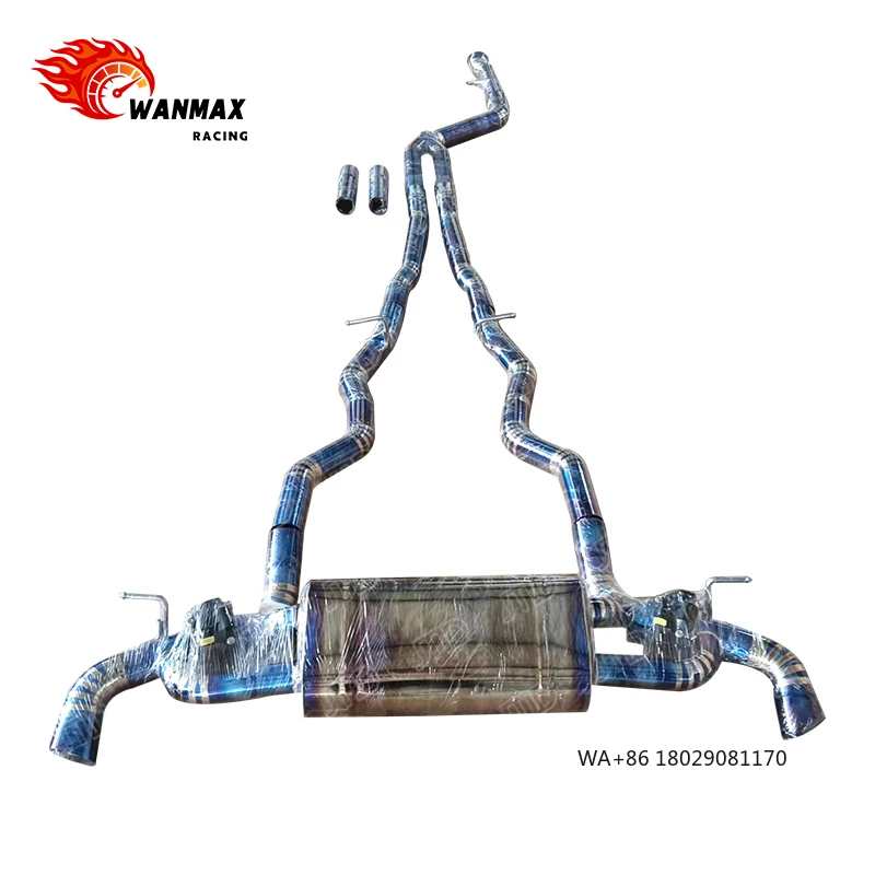 High Performance Titanium Alloy Exhaust Catback System for for 2019+  840i Valved Sport Exhaust System G14 G15 G16