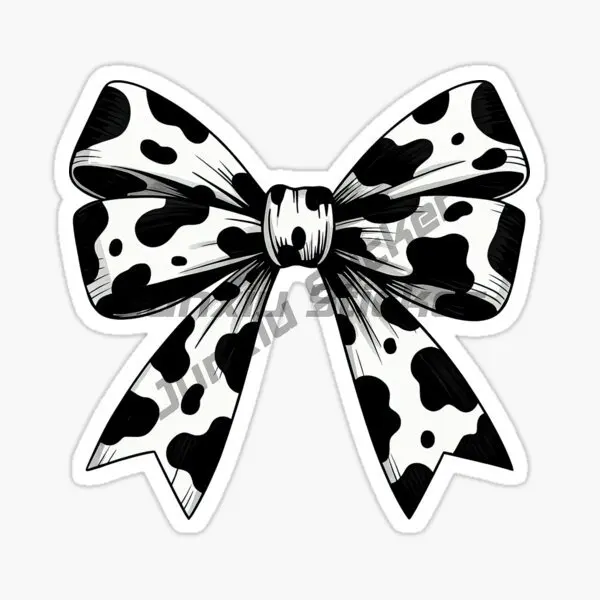 

Colorful Cow Bow Car Accessories Fanart Surfboard Vinyl Funny Stickers Decal Waterproof Motorcycle Racing Car Label