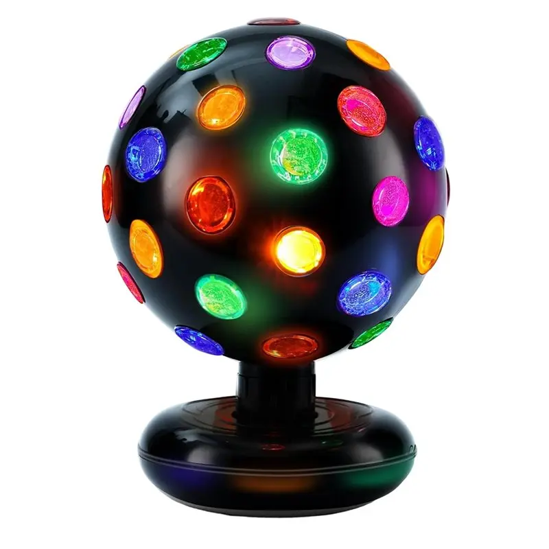 

Световой диско-шар BHTS-Rotating Disco Ball Light - 11 дюймов, вращающийся, многоцветный светодиодный, для создания электрической танцевальной атмосферы