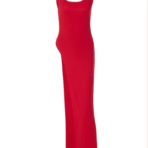 12-En çok satılan, yan yırtmaçlı midi elbise - №2