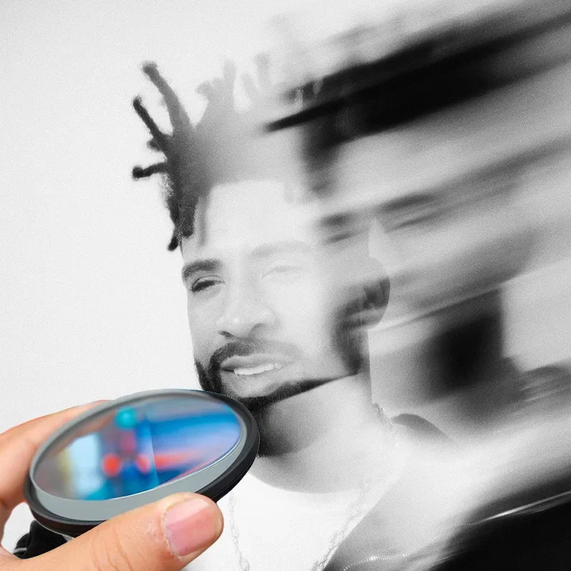 

V1 Prism Filter for Photography Create Foreground Blur & One-Sided Motion Streak Effects for DSLR Camera Lenses