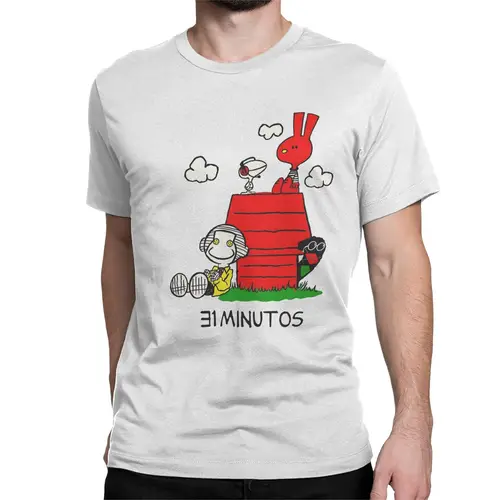 Imagen 2 del producto Camisetas para hombres y mujeres Comedia Bodoque 31 Minutos dibujos animados novedad 100% camisetas de algodón Camiseta de manga corta cuello redondo Tops de talla grande