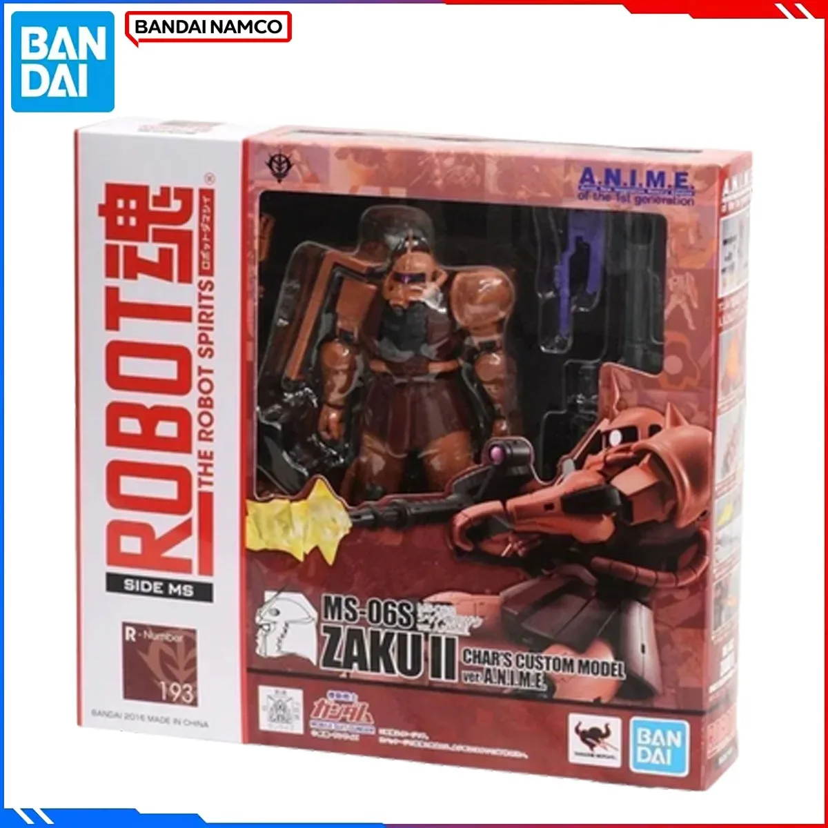 

Коллекционная фигурка Bandai Robot Spirits Zaku II Char's Custom Red Comet Ver из Mobile Suit Gundam: готовая, высокодетализированная аниме-фигурка