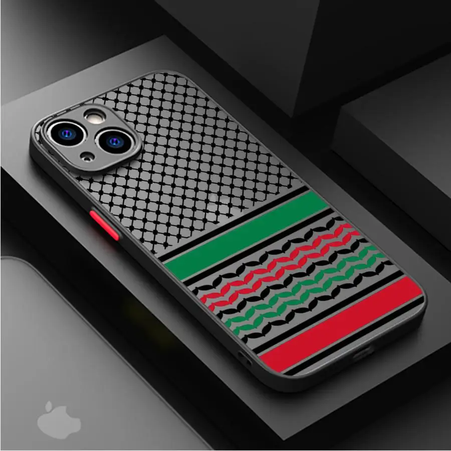 Hot Hattah Keffiyeh Phone Case for iPhone 15 16 Pro Max 14 Plus 11 12 13 Pro Max SE 7 14 8 Pro XR XS X 15Pro 12 Mini