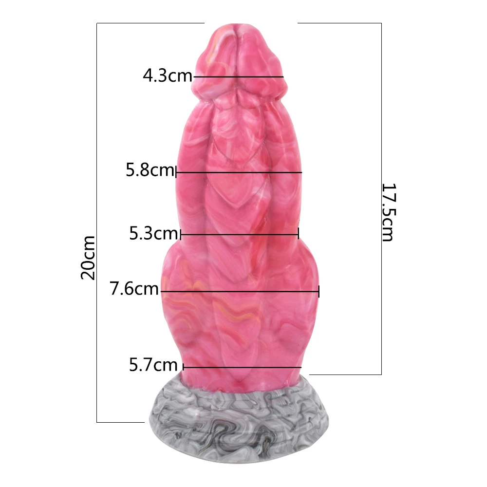 FAAK Animal Dildo With Big Knot Realistic Dick Large Anal Plug Gory Meat Adult Sex Toy For Women Female Masturbation Erotic Shop