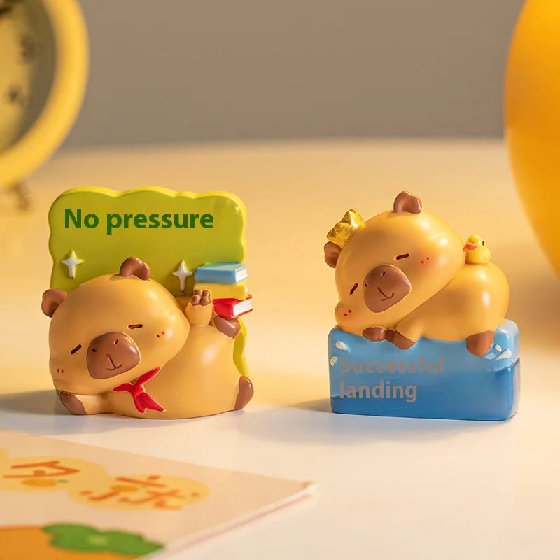 

Cute Dolphin Capibala Blind Box Handmade Student Inspirational Office Desktop Ornament Doll Gift Surprise Blind Box