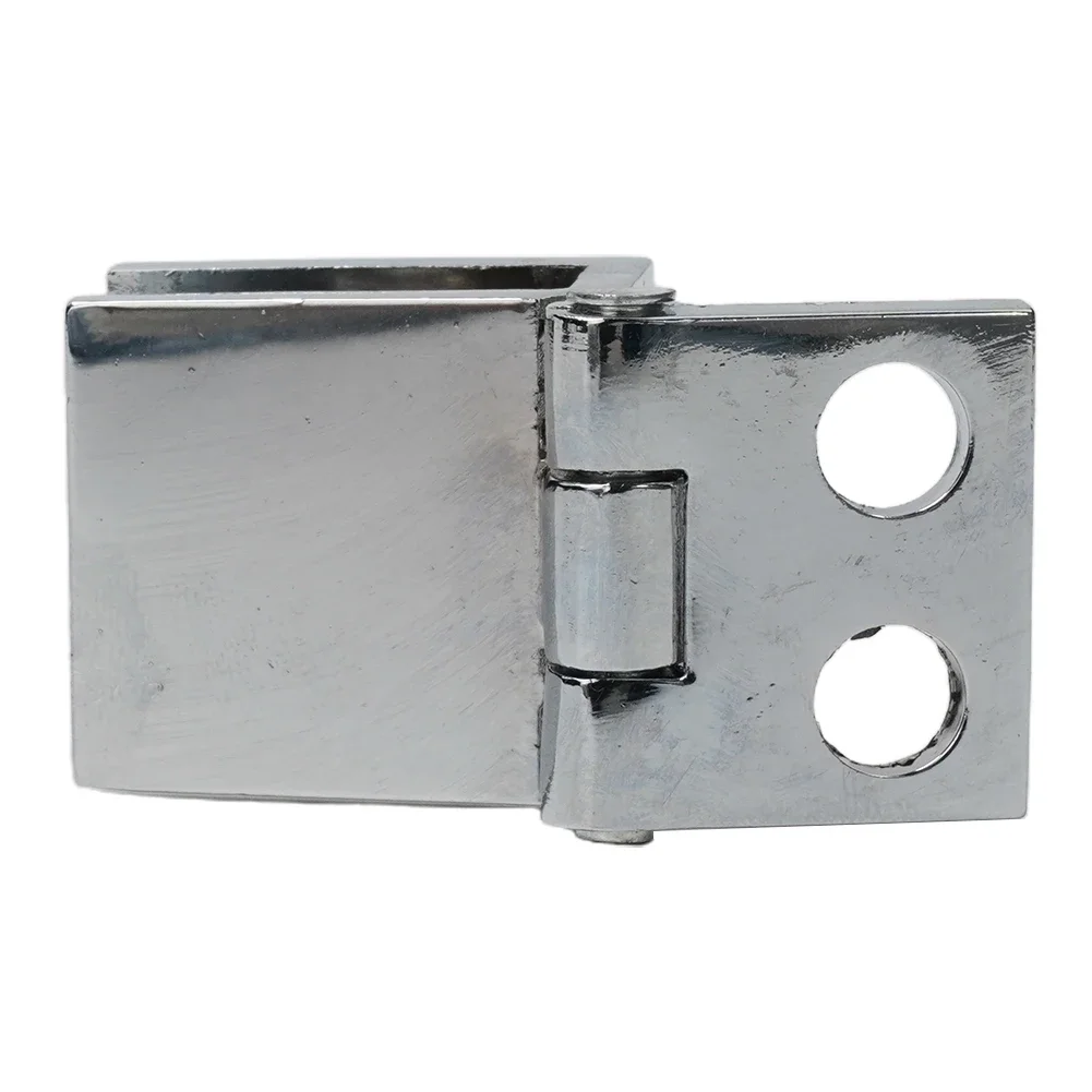 1PC Bathroom Shower Zinc Alloy Glass Door Hinges Cabinet Cupboard Clamp Hinge Hardware 0 Degrees/90 Degrees/180 Degrees Silver