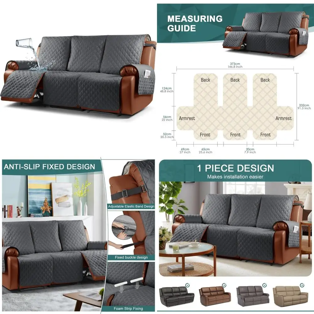 

Водонепроницаемый чехол для дивана с откидной спинкой — цельный моющийся чехол для диванов с откидной спинкой, защита мебели