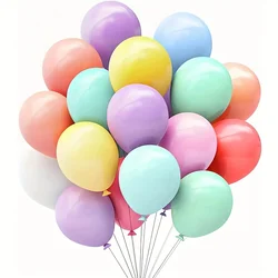20 Pcs Mixed Colors Macaron Balloons Pastel Rainbow Balloons Macaron Balloons Multi Color Balloons Party Decorations